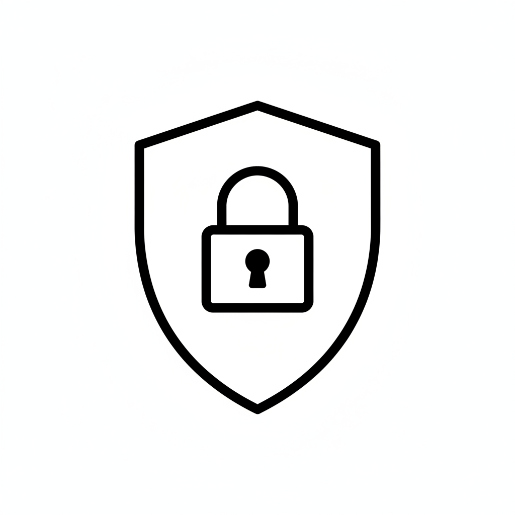 盾牌鎖頭圖示