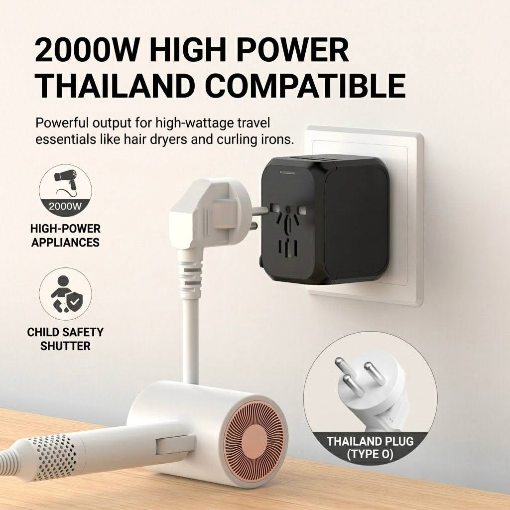 SL-309-2A2C Global Travel Adapter